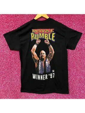 WWE Stone Cold Royal Rumble Winner 97 T-Shirt Medium